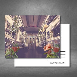 Cartão postal do metrô de Nova York