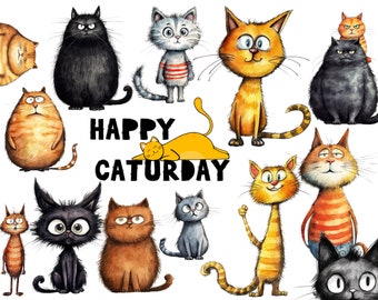 Happy CaturdayPostcard