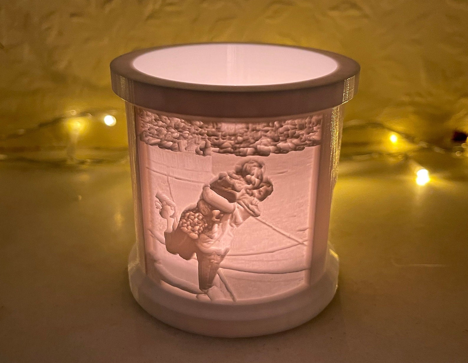 Customised 3D Printed Lithophane Candle Tealight Holder Etsy