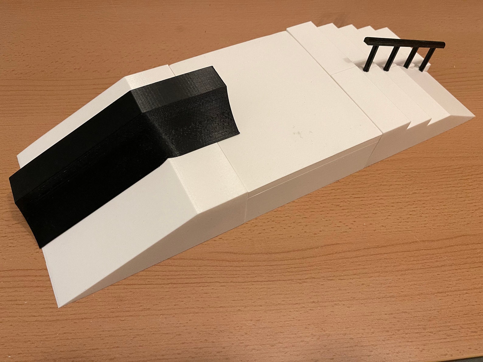 Fingerboard Stair Set with Rail and Hubba 3D Printed Etsy