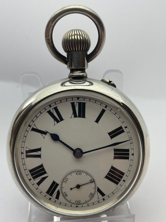 Fantastic English Sterlingsilver Pocket Watch From Early