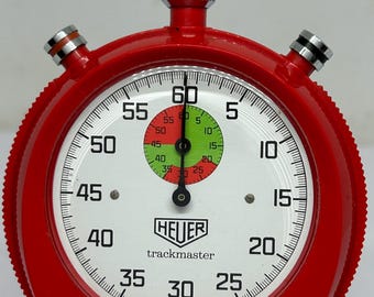 Heuer trackmaster 63mm in diameter