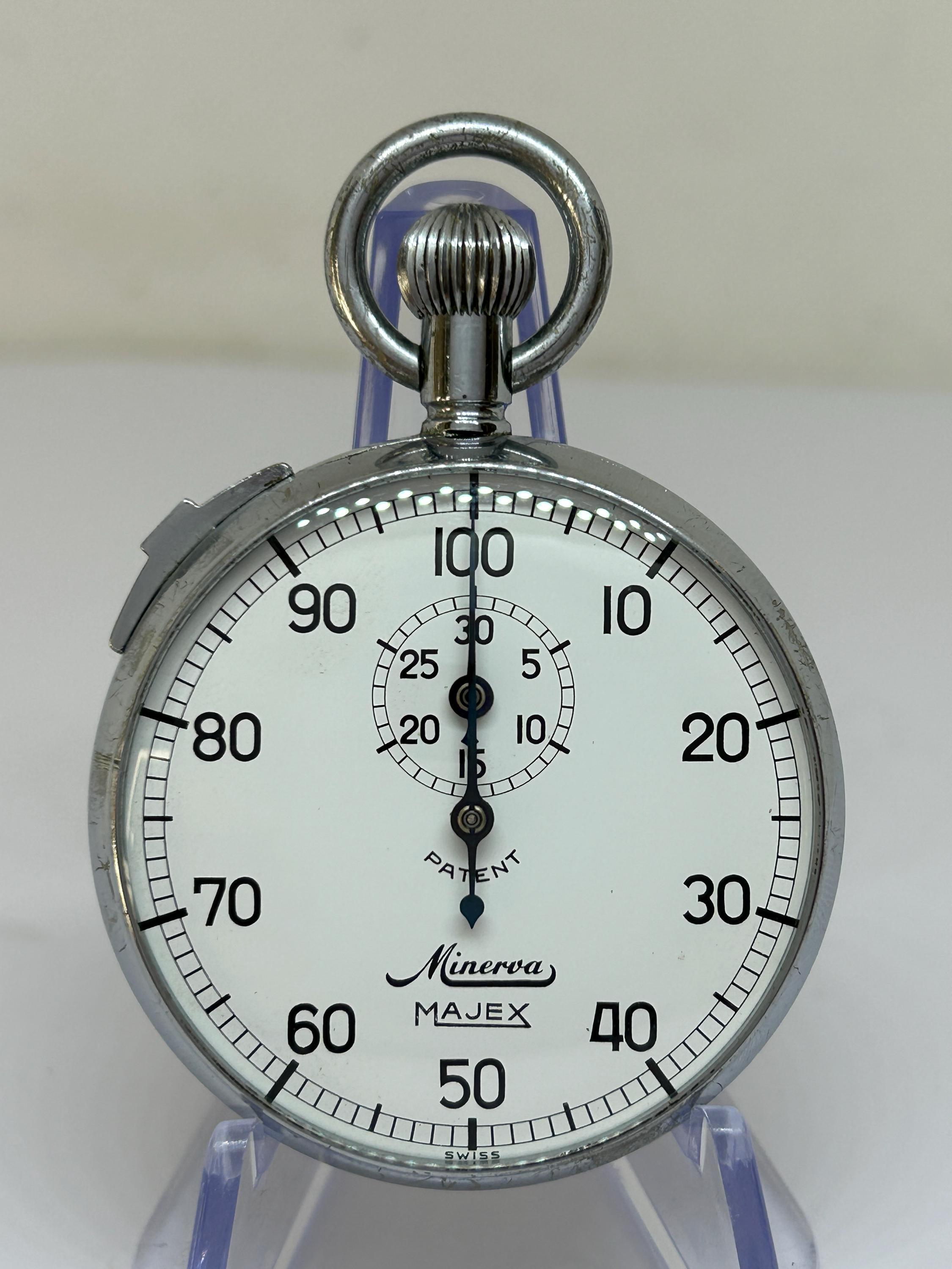 Minerva Majex Stopwatch: 50mm Diameter, Good Working Order - Etsy