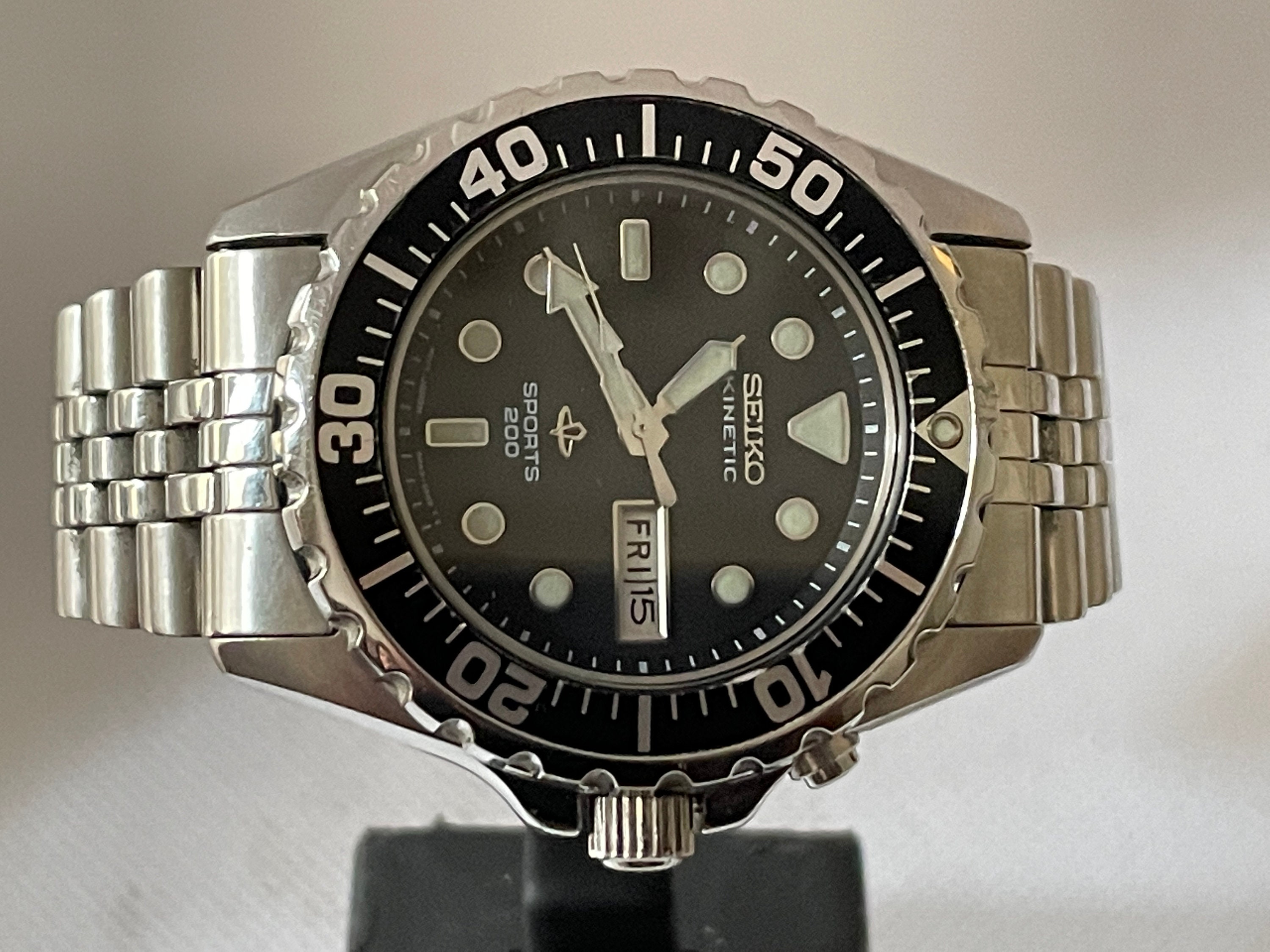 Seiko 5M43-0A40 Kinetic Divers Watch Excellent Condition From - Etsy UK