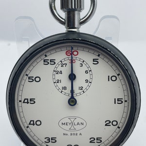 Meylan branded stp watch with a Lemania movement