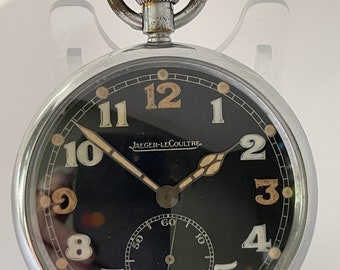 Reloj de bolsillo Jaeger Le Coutre WW11 de 50mm de diámetro