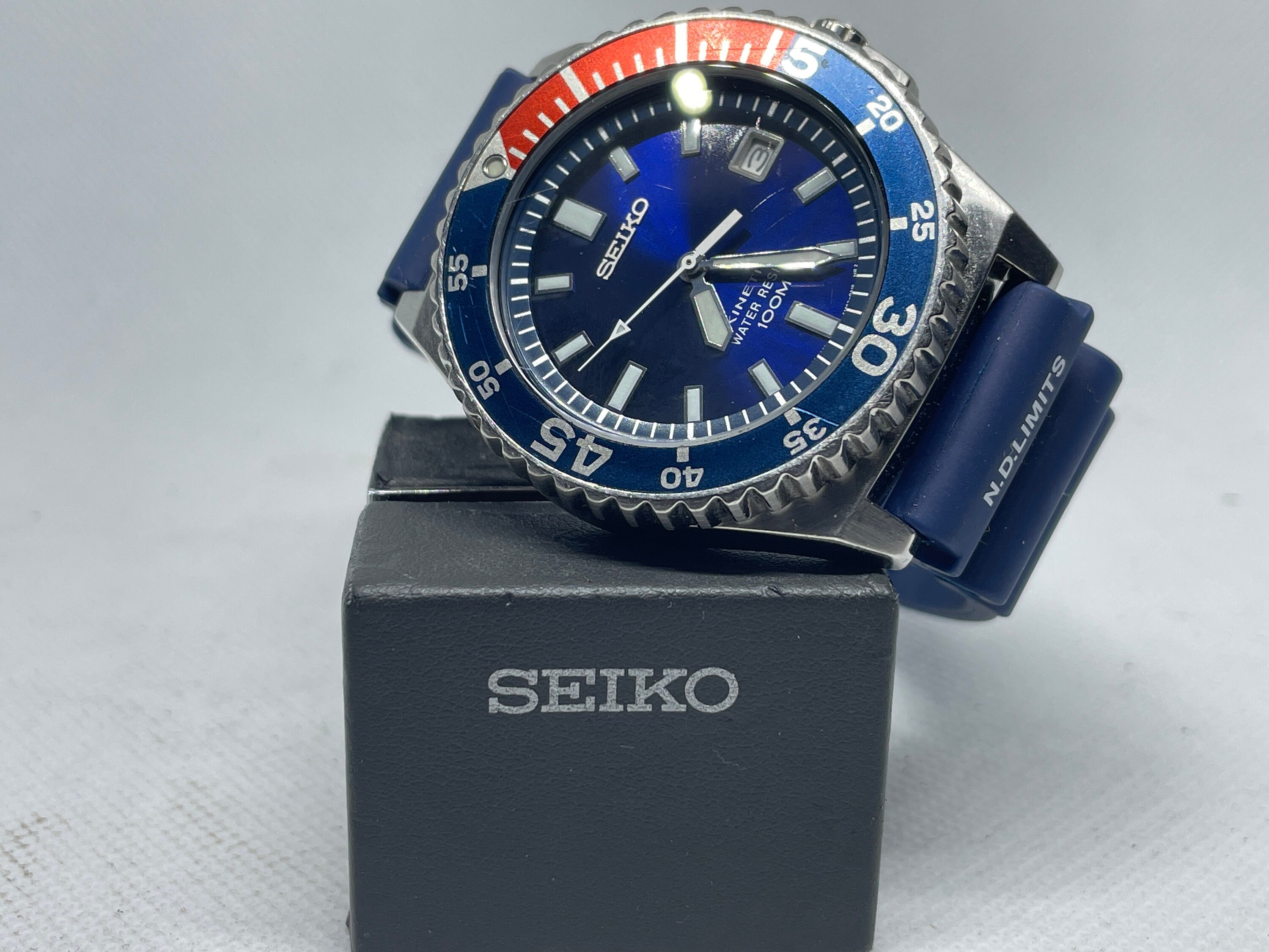 Seiko Kinetic Pepsi 5M62 0A10 From Oct 2001 - Etsy