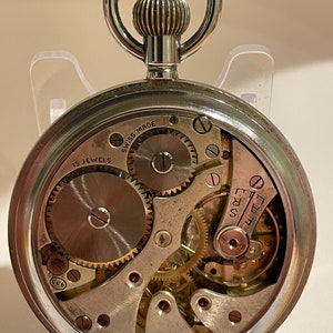 Record Cal 433 Pocket Watch in Exceptionally Good Conditon 52mm in ...