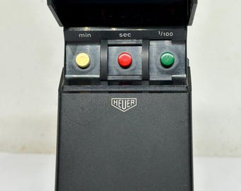 Orologio Heuer Microsplit 420 completo di scatola e documenti.