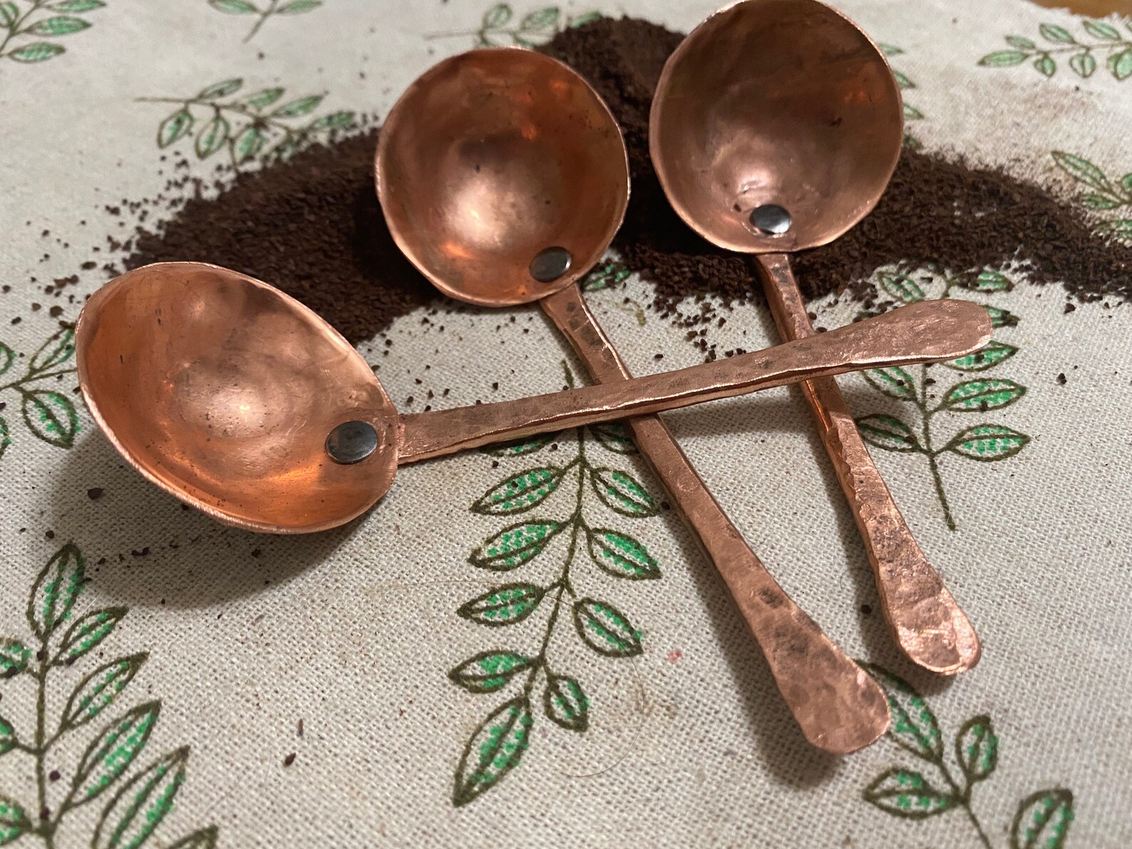 Coffee Scoop Pure Recycled Copper Coffee Scoop Etsy