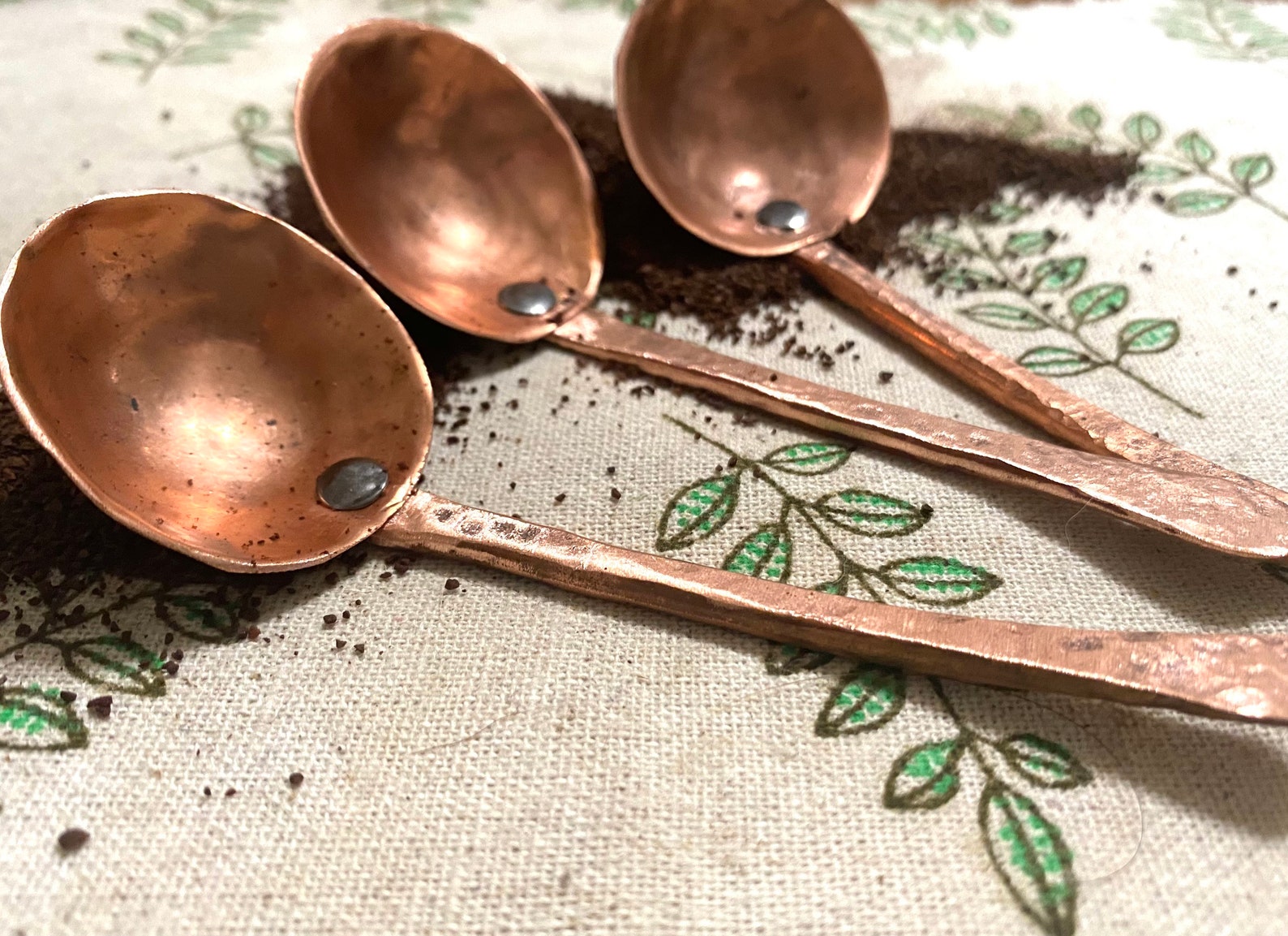 Coffee Scoop Pure Recycled Copper Coffee Scoop Etsy