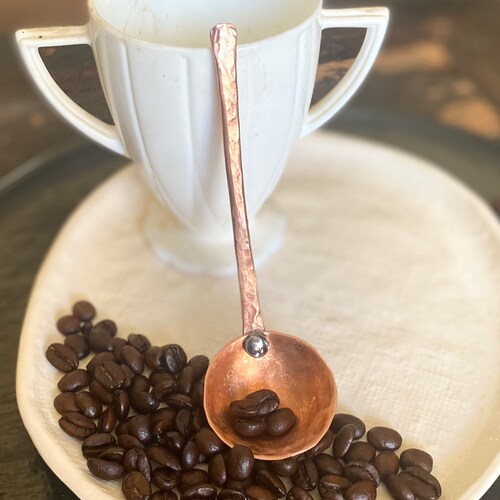 Coffee Scoop Pure Recycled Copper Coffee Scoop Etsy