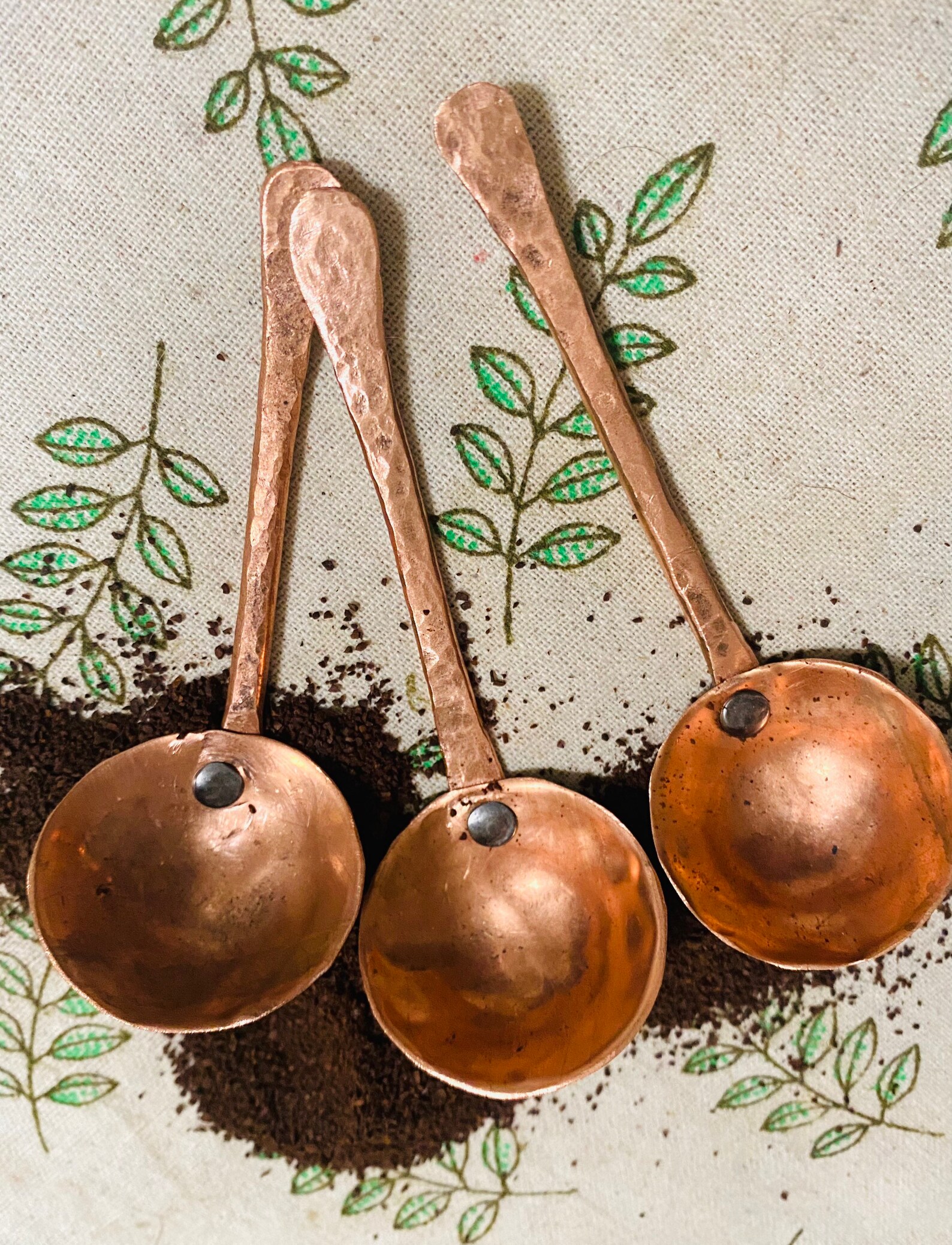 Coffee Scoop Pure Recycled Copper Coffee Scoop Etsy