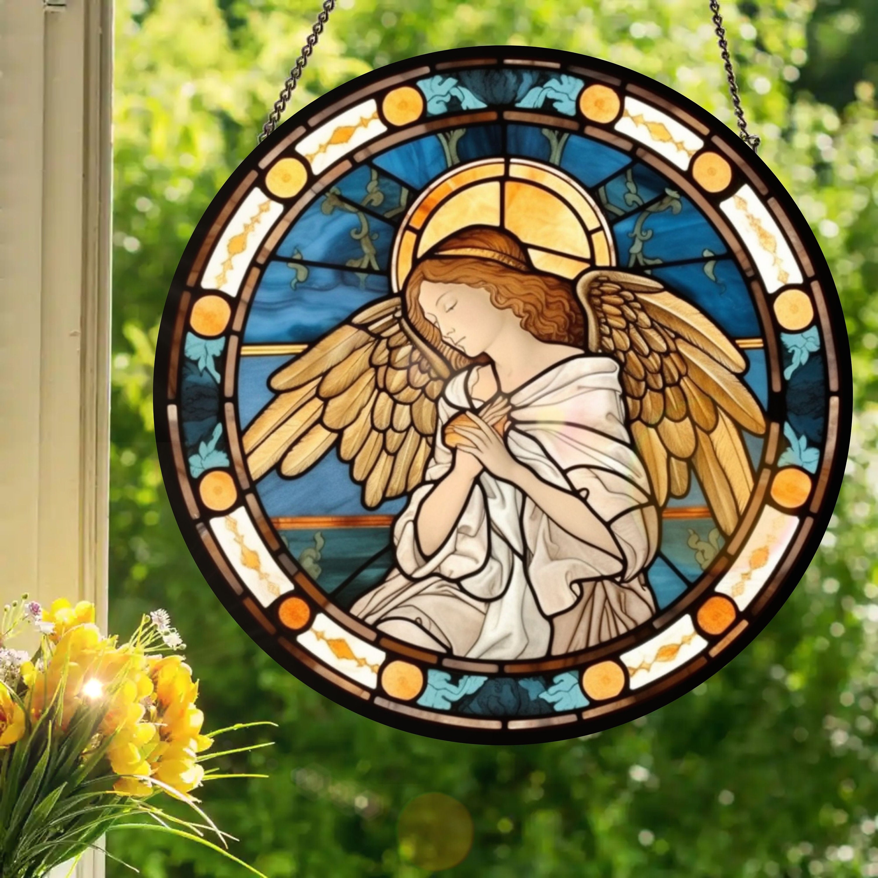 Angel of the Arts 天使 ステンドグラス グラスマスターズ Angel of the Arts 天使 ステンドグラス グラスマスターズ