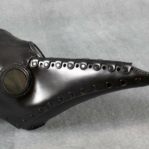 Schnabel Plague Doctor Mask in Leather choose color image 2