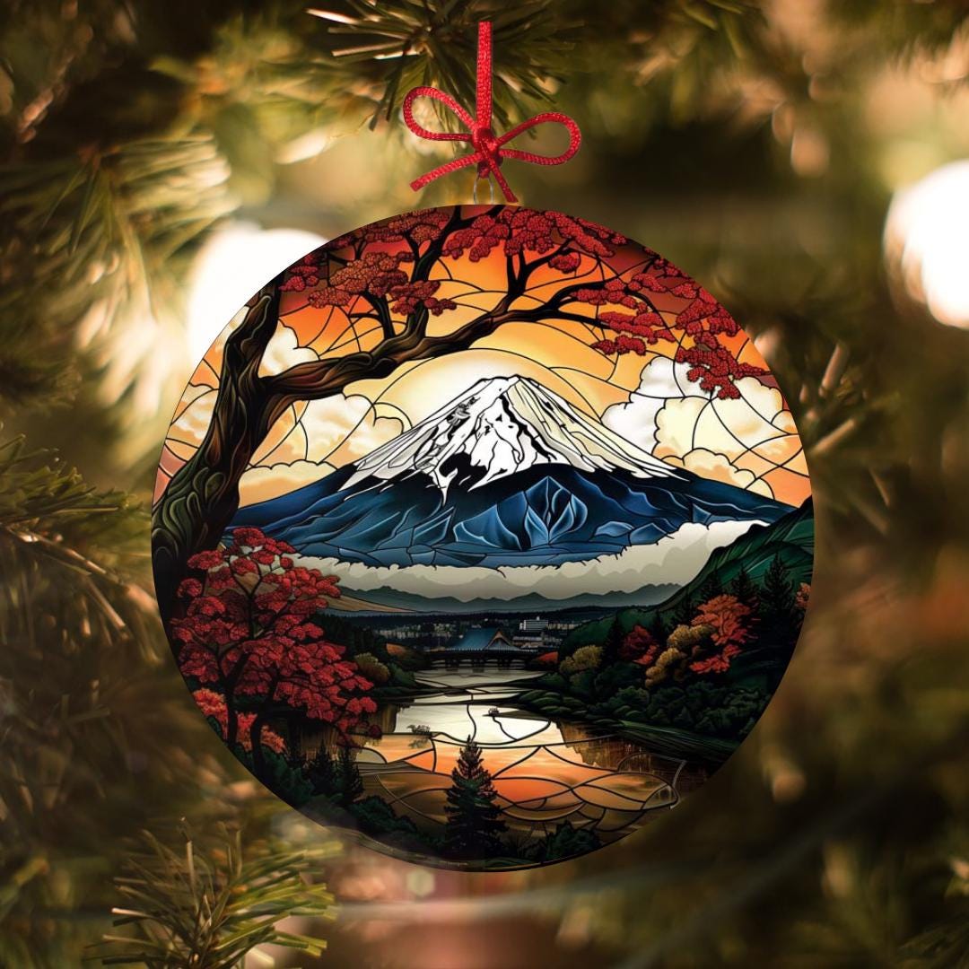 ランチュウ(訳あり) レジンヘアゴム 富士山 クリスマスツリー Mount