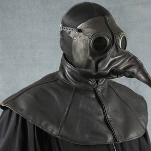 Plague Doctor Mantle, Capelette, Shoulder Cape choose color image 7