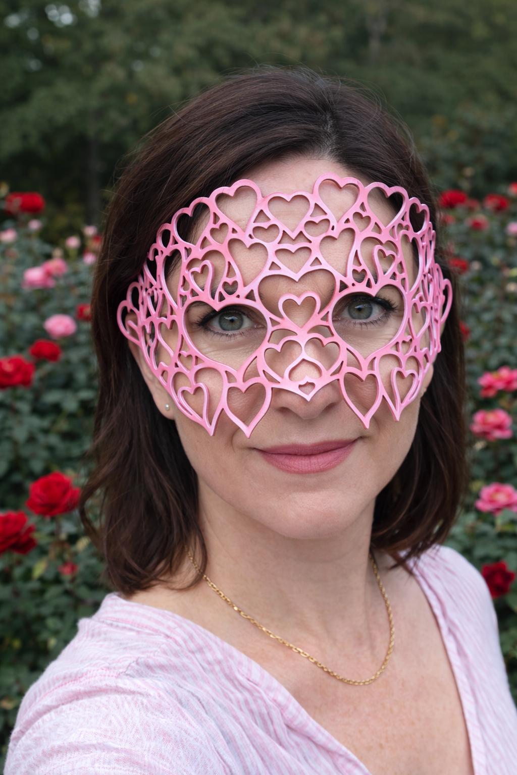 This Listing Has Moved! See Link Below!! Hearts Leather Mask (choose ...