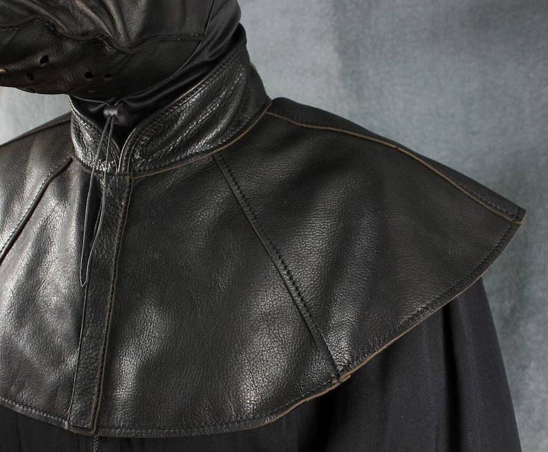 Plague Doctor Mantle, Capelette, Shoulder Cape choose color image 4