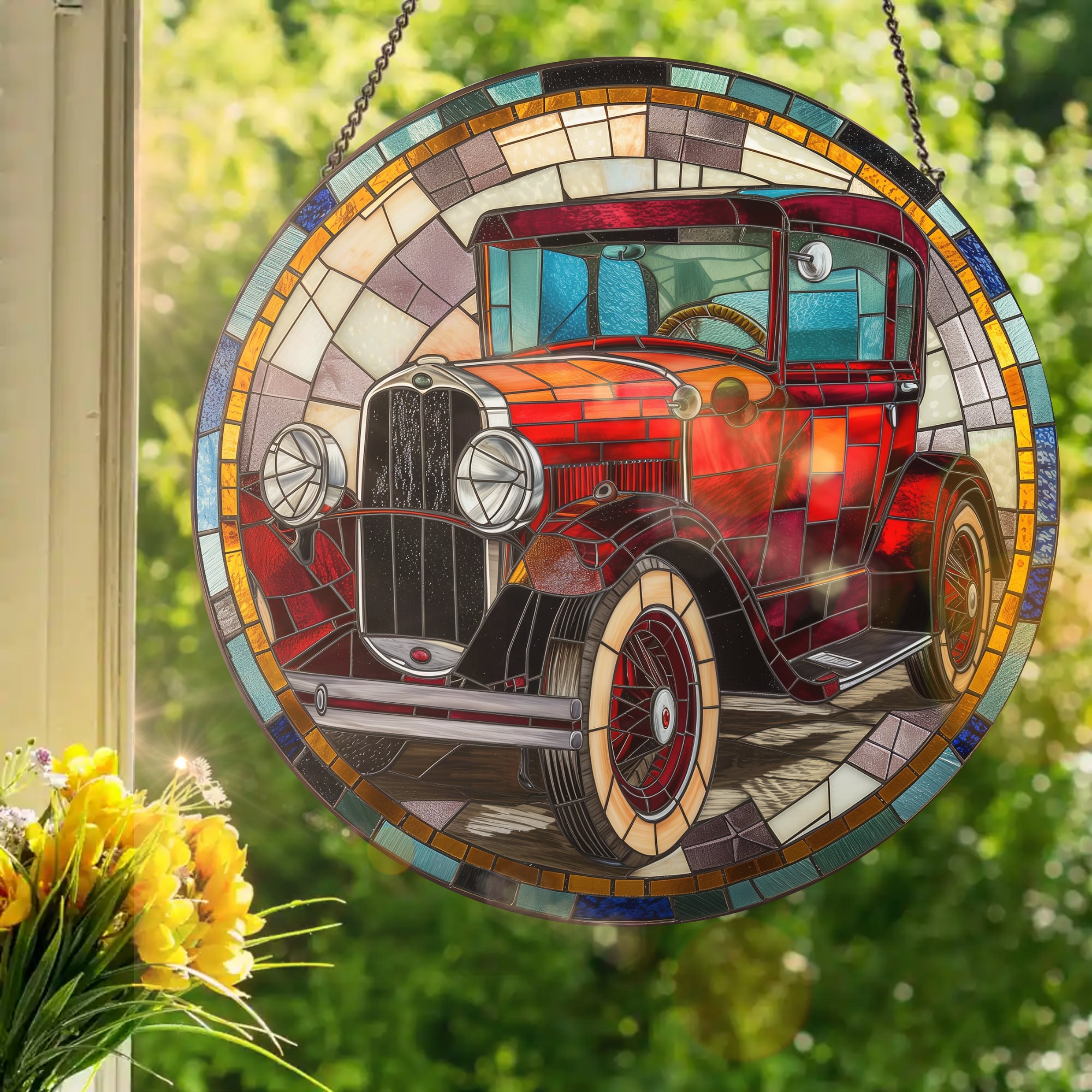 Stained Glass Windows 22x22 - Etsy