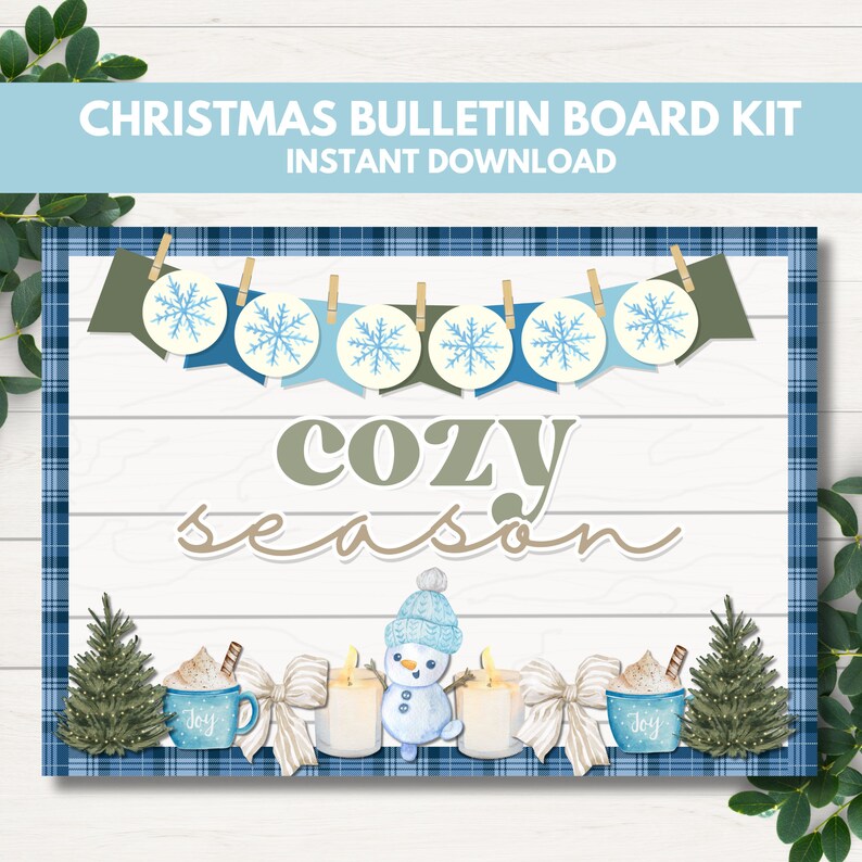 Winter bulletin board kit