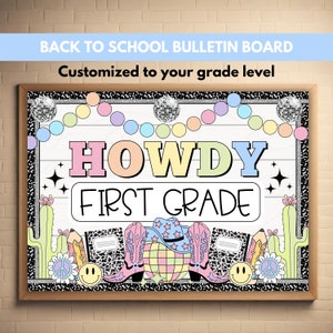 Back to School Bulletin Board, Bulletin Board Kit, First Day of School Classroom Decor, August Bulletin Board New School Year Bulletin Board