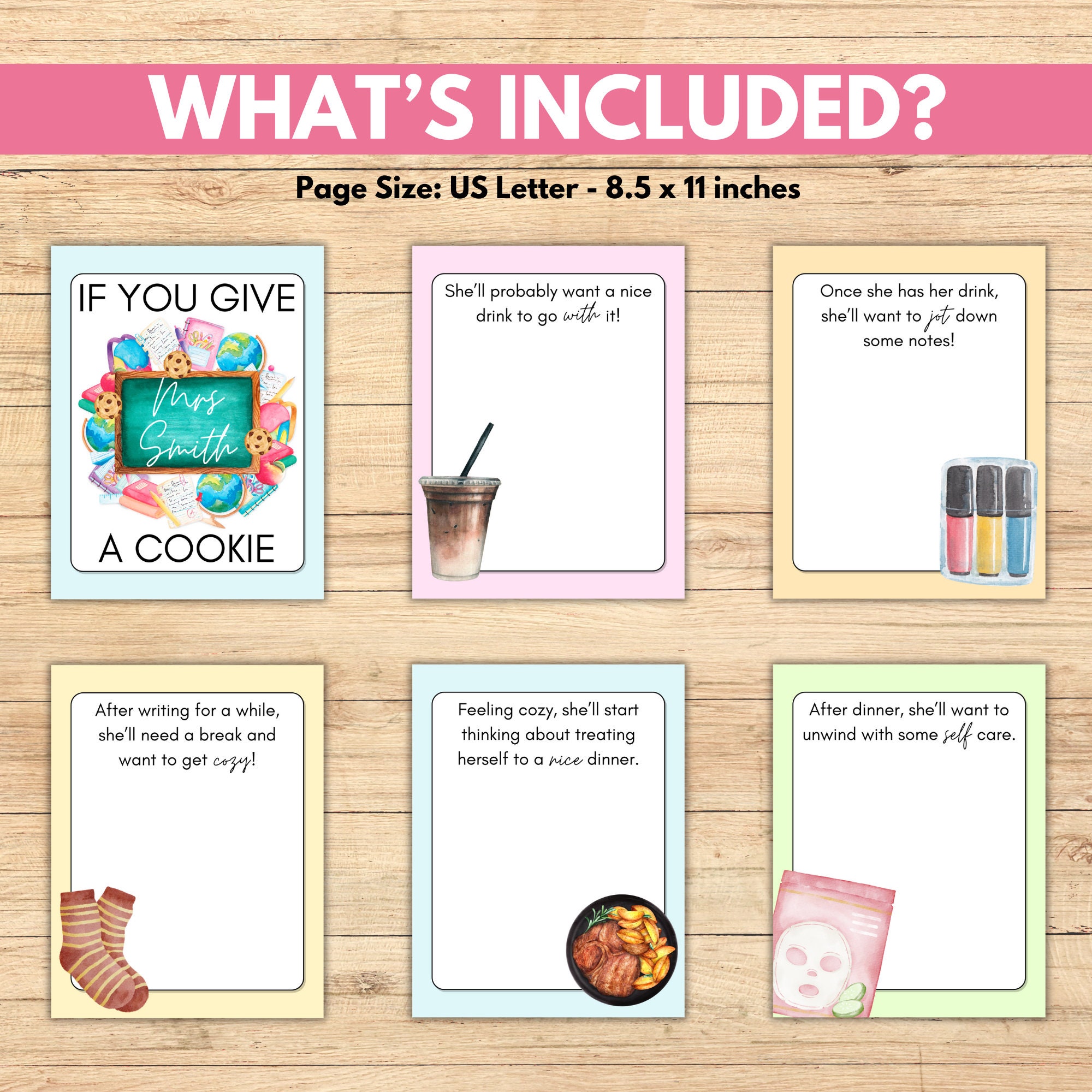 Se regali a un insegnante un modello di libro di biscotti, un biscotto con il mouse, apprezzamento per l'insegnante, regalo per l'insegnante, regalo per l'insegnante, regalo di fine anno - Italia