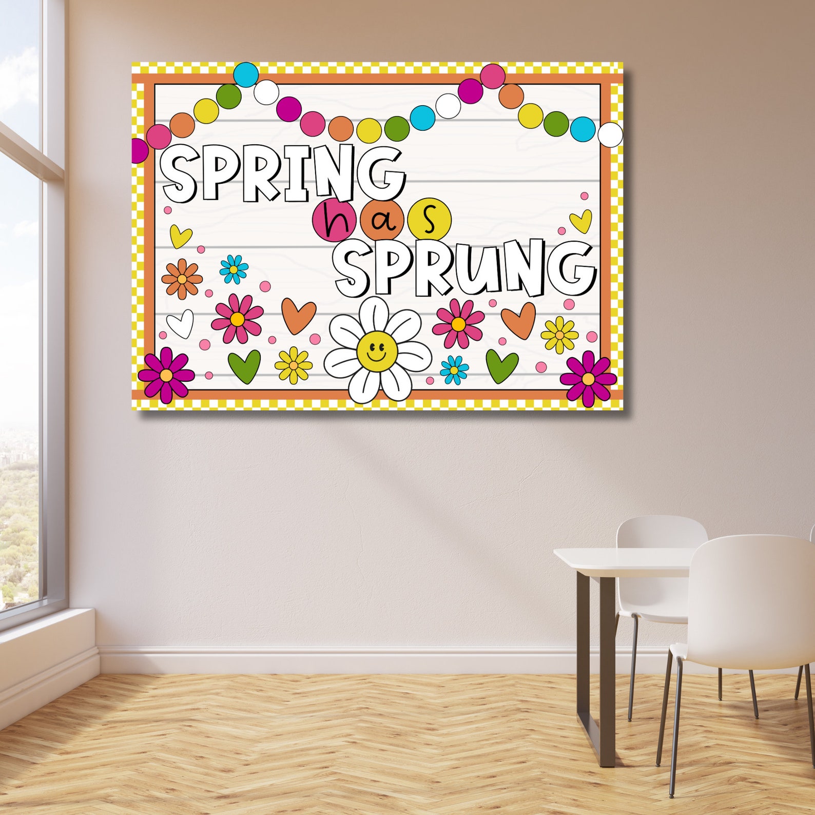Spring Classroom Decor, Spring Bulletin Board Kit, Classroom Door Decor ...