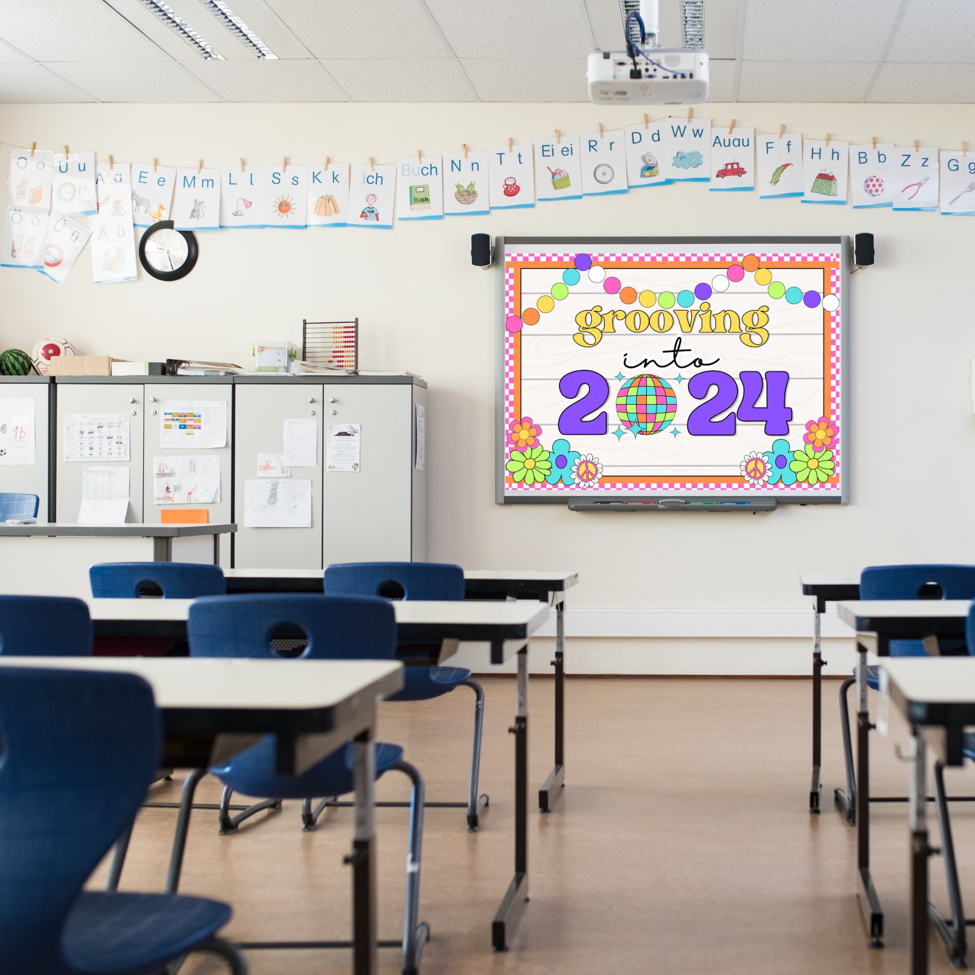 New Year Bulletin Board Printable, New Years Bulletin Boards, Bulletin