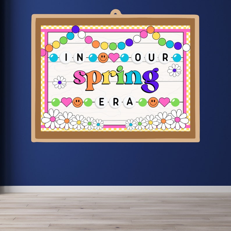 Spring Classroom Decor, Spring Bulletin Board Kit, Classroom Door Decor ...