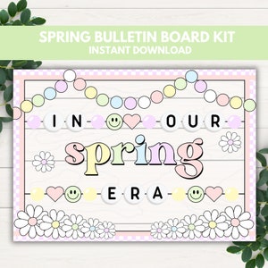 Spring Classroom Decor, Spring Bulletin Board Kit, Classroom Door Decor, March Bulletin Board Decor, Spring Bulletin Board Printable