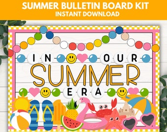 Summer Bulletin Board Kit, Classroom Decor, End of School Year Bulletin Boards, Classroom Door Decor, Bulletin Board Decor, Classroom Door