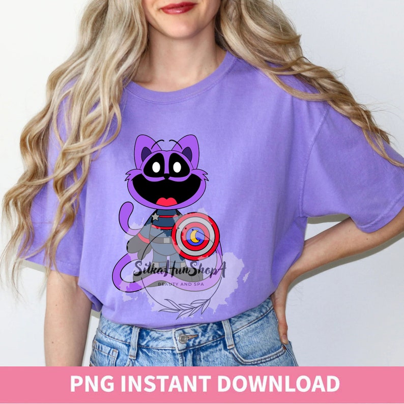 Critters Super Hero Catnap Sticker Editable Catnap Monster PND, Catnap ...