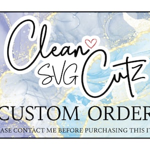 Benutzerdefinierte SVG Cricut, benutzerdefinierte Made to Order SVG-Datei, benutzerdefinierte Silhouette-Datei, Brother ScanNCut Datei, garantiert saubere SVG Cut Datei
