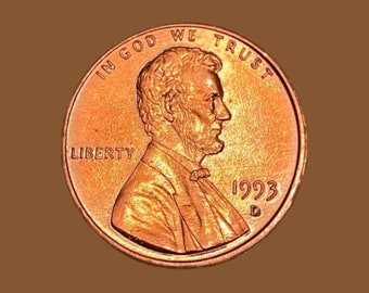 1992-D 1C RD リンカーン メモリアル 1セント 1992年リンカーン記念館1セント硬貨 - Etsy 日本