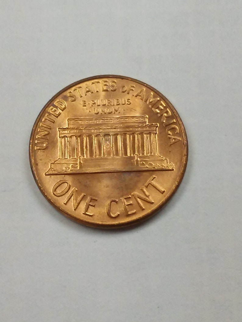 1968 D Lincoln Memorial One Cent Coin - Etsy