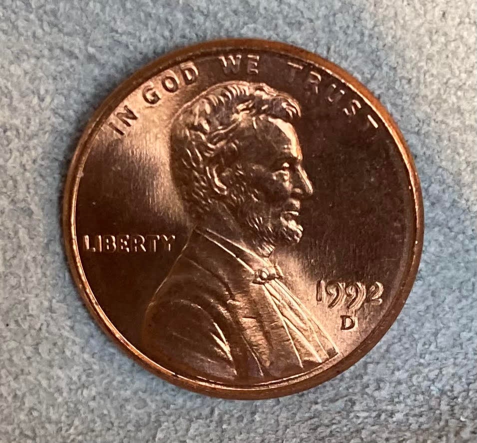 1992 Lincoln Penny - Etsy 1992 Lincoln Penny - Etsy