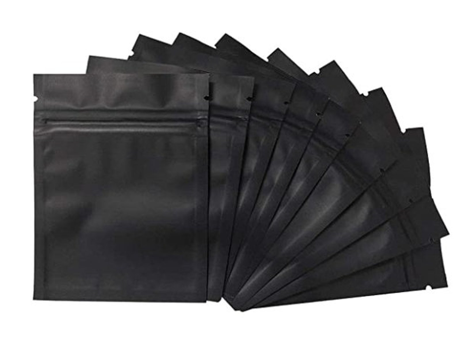 75x75mm 1g Matte Black Mylar Bags for Zip Bag Reusable Lock Etsy UK