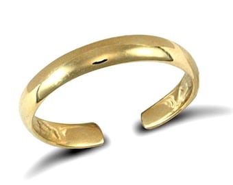 9ct Gold Open Toe Ring