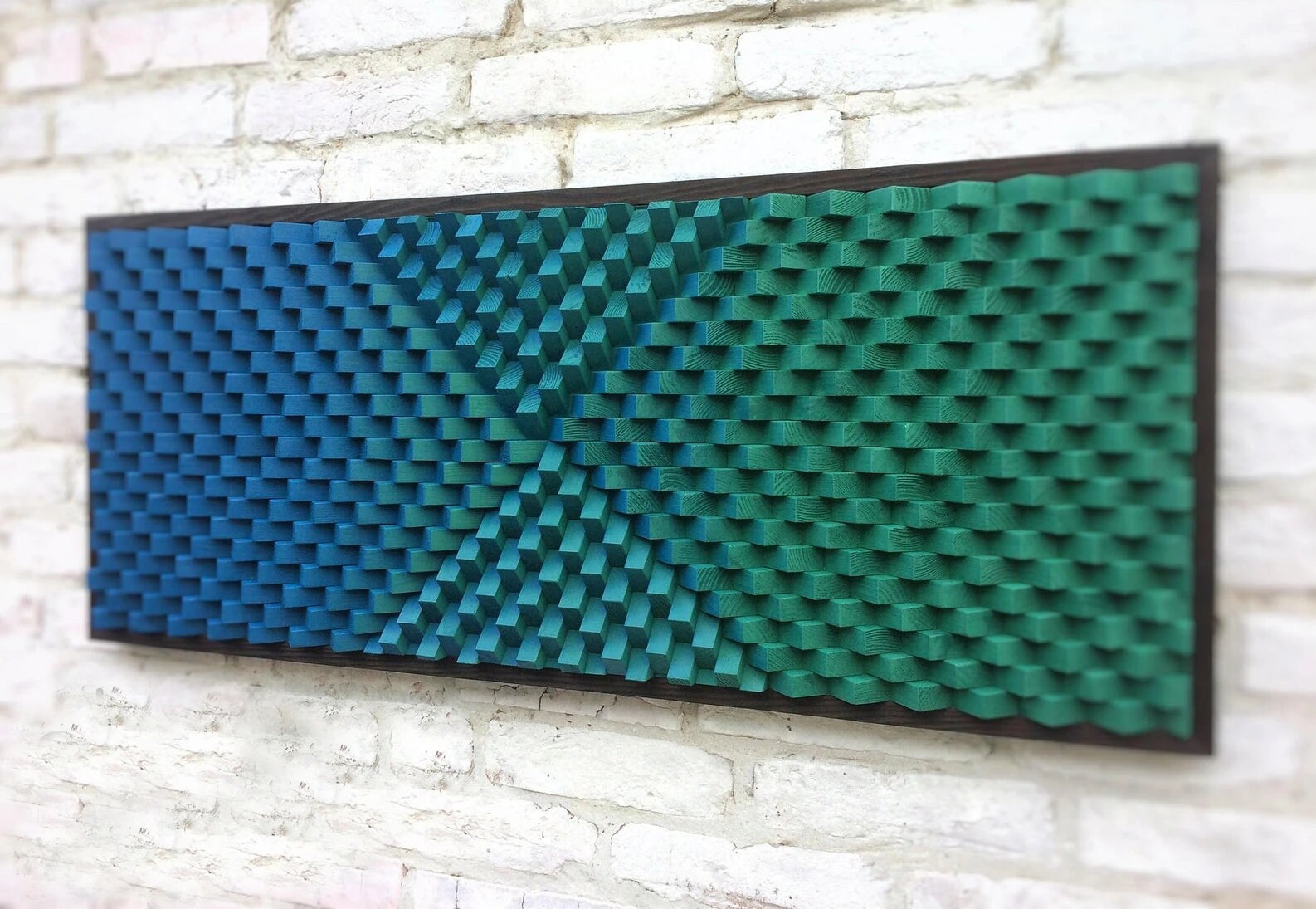 Wood Mosaic Artwork Mosaic Artwork Home Decor Wall Hanging Etsy