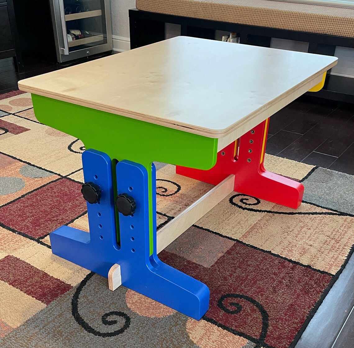 Kids Table Adjustable Height Plans and Instructions Etsy