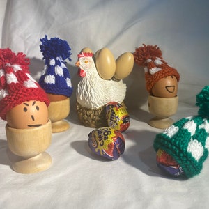Easter Creme Egg hat Hand Knitted