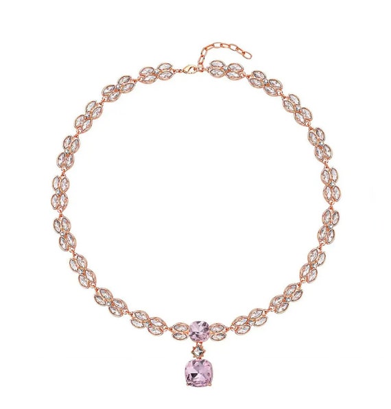 Gorgeous Austrian Crystals & Rose Gold Plated.