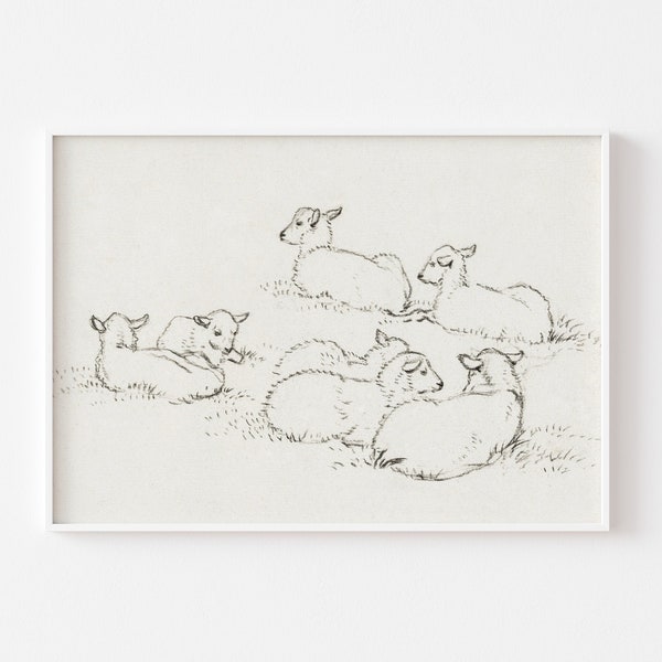 Farm Animal Art Etsy UK