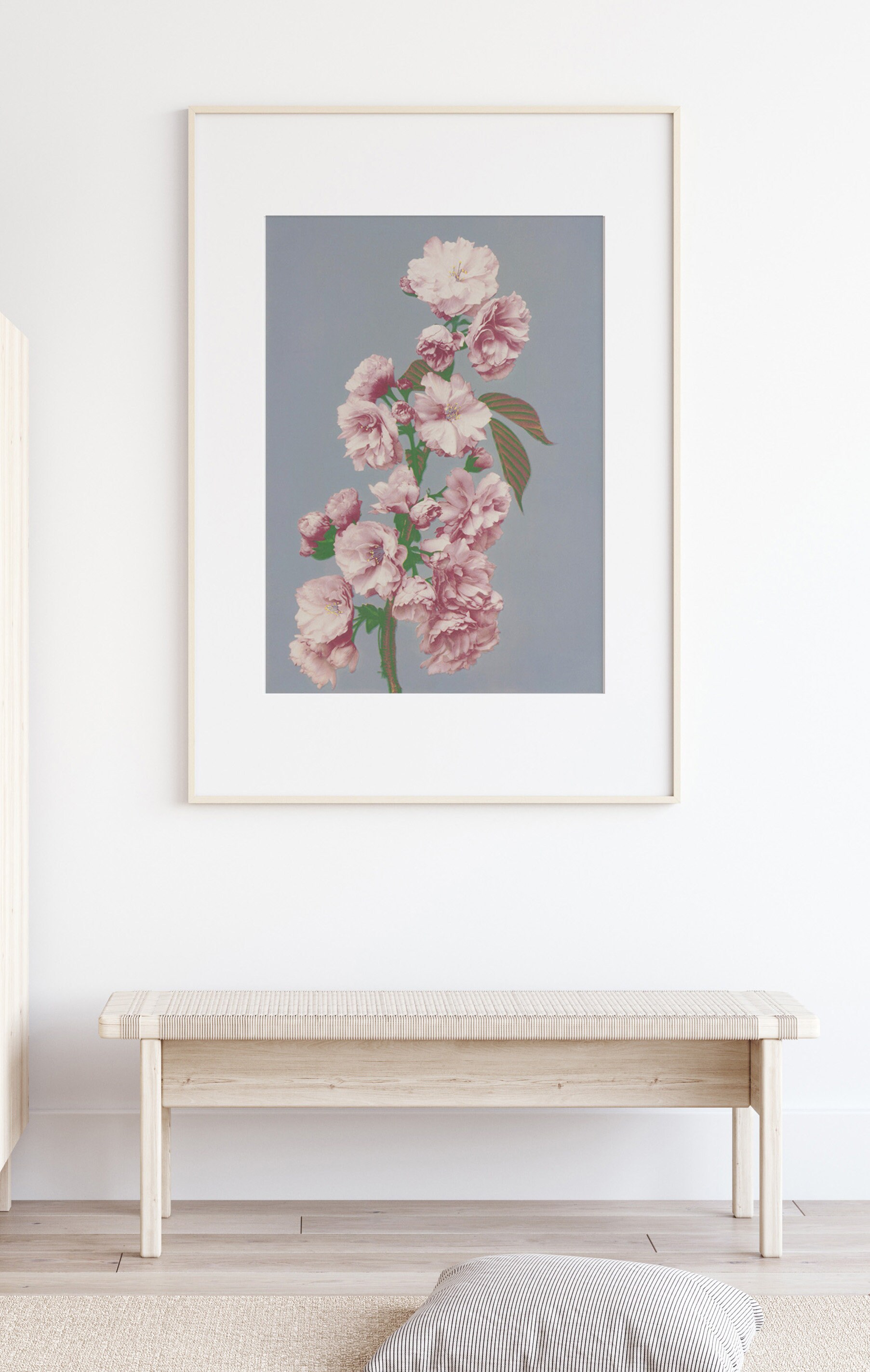 Cherry Blossom Art Print Japanese Cherry Blossom Wall Art Etsy