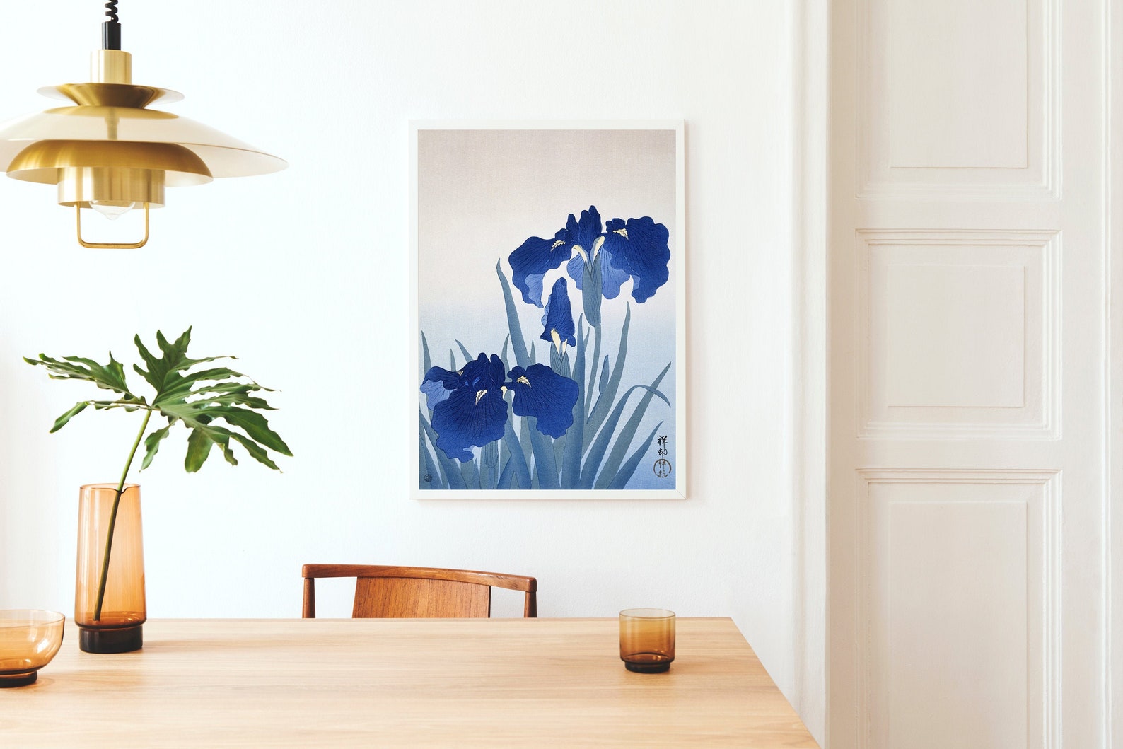 Japanese Iris Art Iris Art Iris Art Print Blue Iris Art - Etsy UK