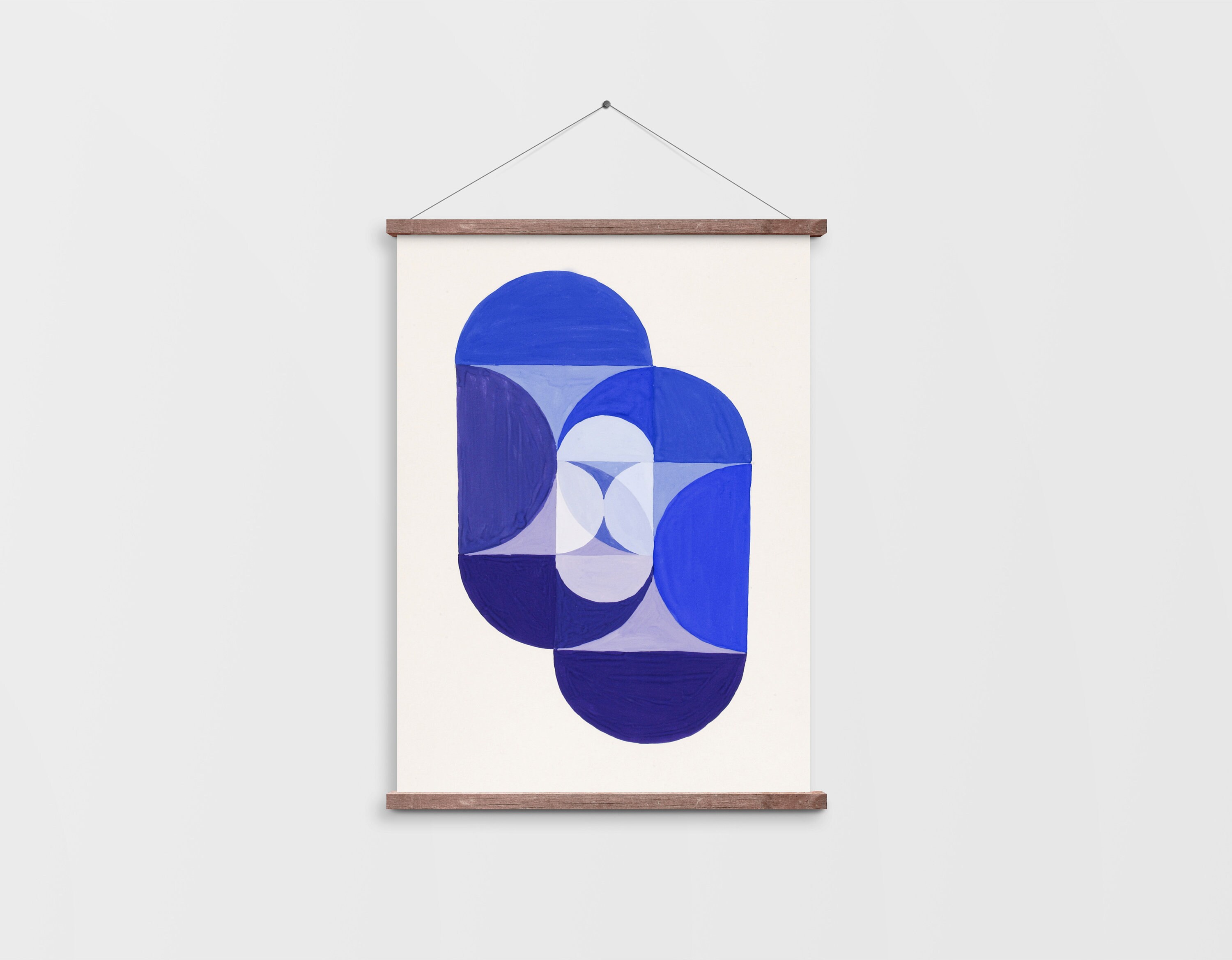 Blue Abstract Art Abstract Art Minimalist Art Abstract Art Etsy UK