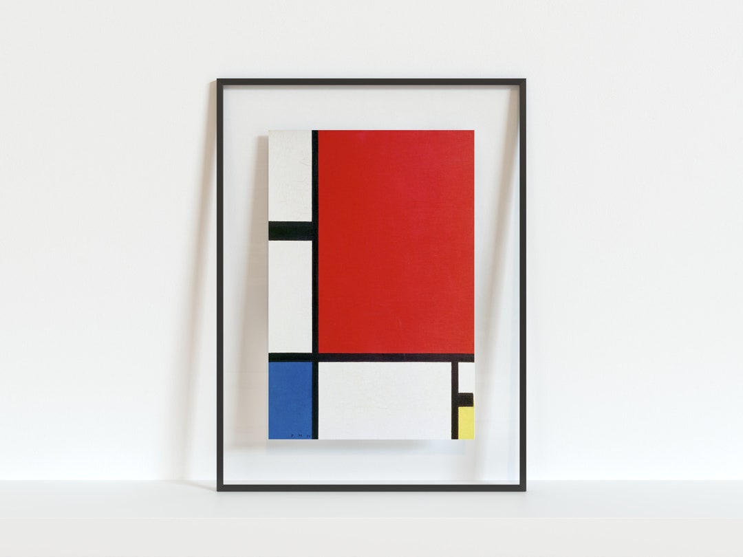 Bauhaus Art Piet Mondrian Print Minimalist Art Modern Art - Etsy UK