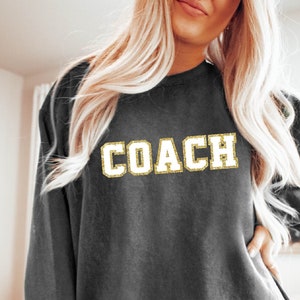 Retro Coaching Shirt, Gift for Coach ,School Coach Gift Back to School Gift for Coach Gift Ideas, Team Coach,Custom Sweatshirt