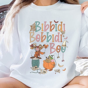 Bibbidi Bobbidi Boo Sweatshirt, Bibbidi Bobbidi Boo Shirt, Halloween Mouse Ears Vacation Shirt, Spooky Season Shirt, Halloween Shirt
